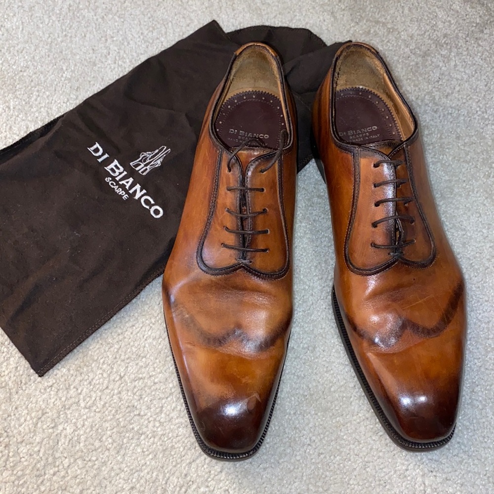 Scarpe Di Bianco Luxury men’s dress shoes in excellent condition size 11.5